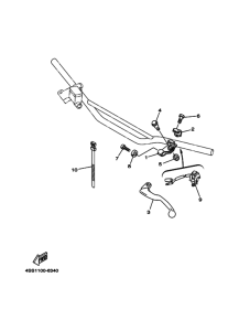 WR250Z Interruptor  manillar&palanc