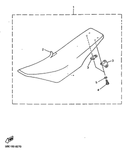 WR400F Сиденье