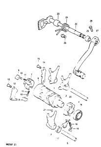 RM250 Переключение передач