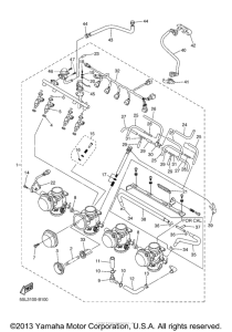 YZF-R6S Впускная система