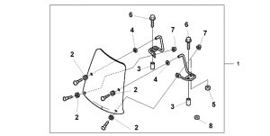 SFX50 Ветровое стекло