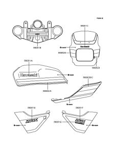 ZR400 Наклейки