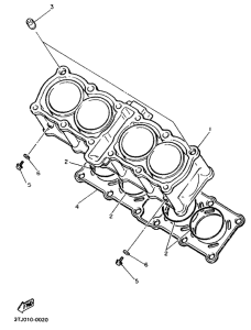 FZR400RR Цилиндры