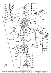 XT250J Карбюратор