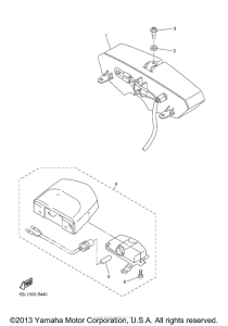YZF-R6S Фонарь