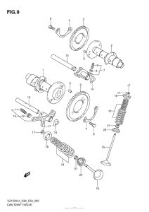 VZ1500 Распределительного вала  /  клапана