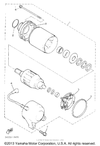FZR1000D Стартер