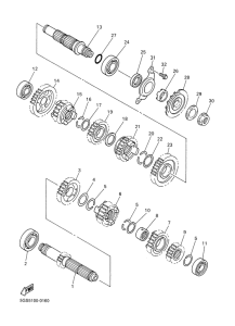 WR400F Трансмиссия
