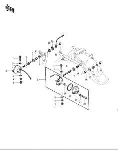KZ400 Поворотники