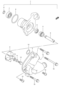 AN400 Водяная помпа