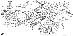 GL1800 (ABS) Глушитель