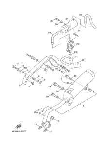 XC125 Выхлопная система
