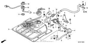 CHF50 Топливный бак