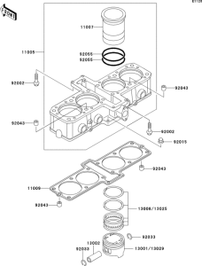 ZL600 Цилиндр и поршни