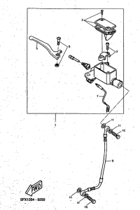 CW50RSP Главный тормозной цилиндр