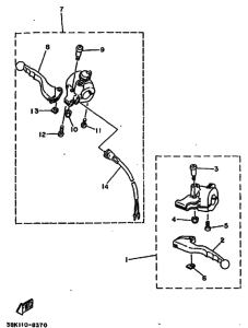 DT50LC DT50B Interruptor  manillar&palanc