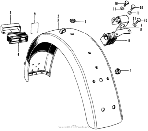 SL70 Задний бампер
