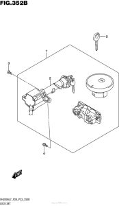 UH200 Lock Set (Uh200Al7 P33)