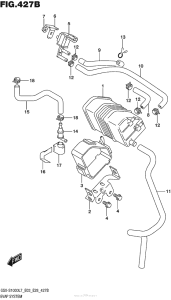 GSX-S1000 (ABS) Evap System (Gsx-S1000Al7 E33)