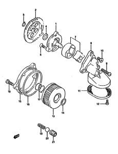 DR350 Маслонасос