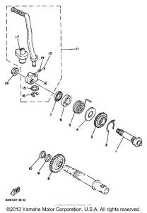 YZ80L Стартер