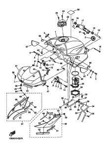 YZF-R6R Fuel tank assy