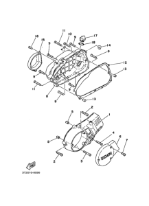 MR50 Crankcase cover ass`y  (v