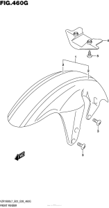 VZR1800 Front Fender (For Bbd) (Vzr1800Bzl7 E33)