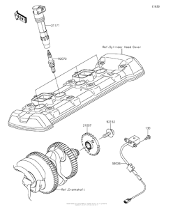 ZR1000 Система зажигания