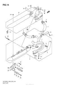 VZ1500 Глушитель
