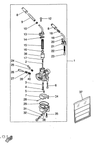 YQ50 Карбюратор