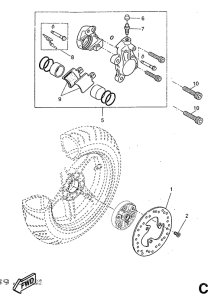 YQ50 Задний суппорт