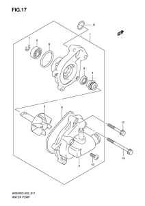 AN250 Водяная помпа