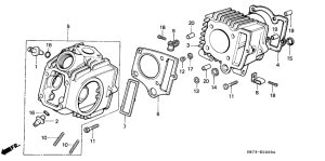 C70ZP Cylinder / cylinder head