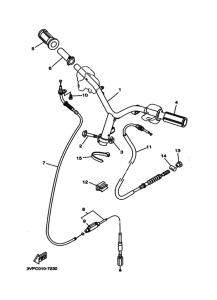 YA50D ｽﾃｱﾘﾝｸﾞﾊﾝﾄﾞﾙ. ｹｰﾌﾞﾙ