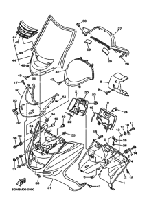 YP250 Щиток облицовочный