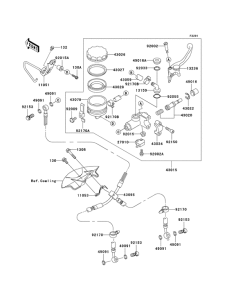 ZX600 Передний тормозной цилиндр