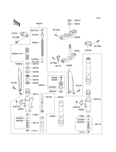 KX125 Front fork(1 / 2)