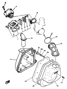 YN50R Впускная система