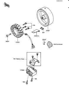 KZ1100 Generator / regulator