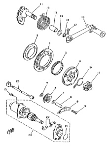 YA50R Стартер