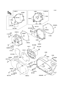 VN1500 Левая капот
