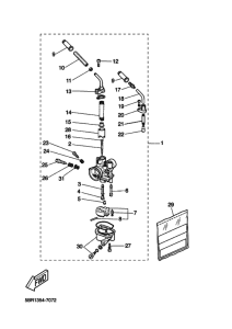 YQ50 Carburetor assy