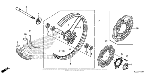 CRF250L (ABS) Переднее колесо