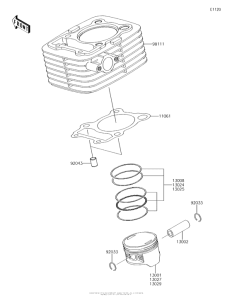  Цилиндр и поршни