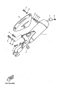 CW50RS Выхлопная система