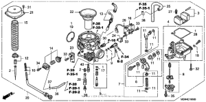 VTX1300C Карбюратор