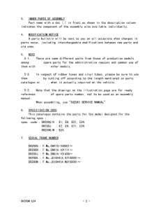 DR200 Catalog preface