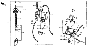 CR125R Carburetor 85-89