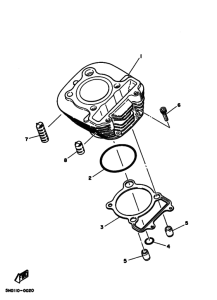 SR125 Цилиндр